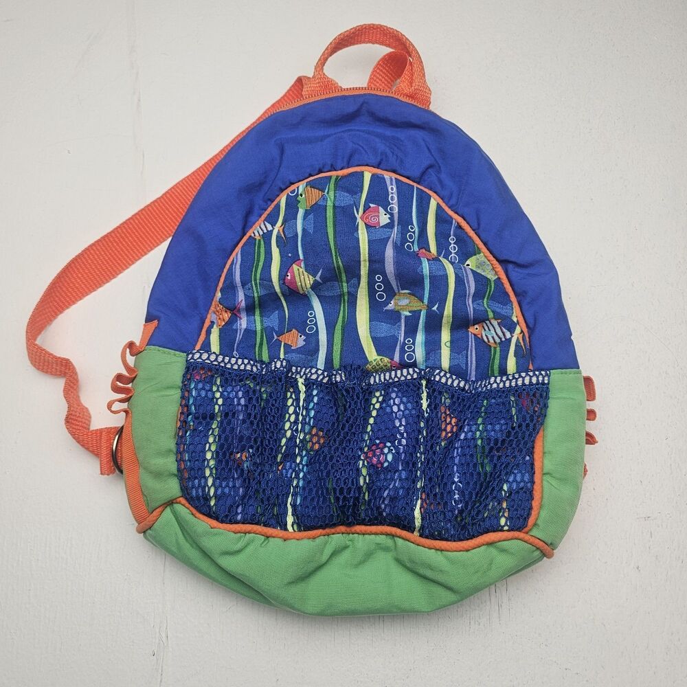 Vintage Douglas Cuddle Toys Backpack Colorful Toddler